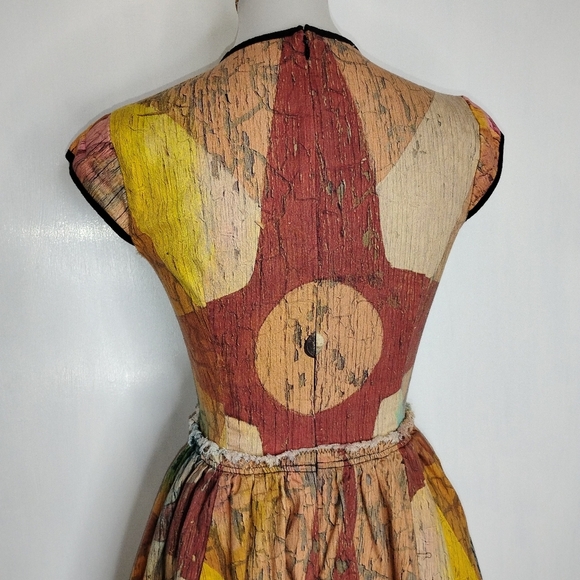 SPACE RUSTIC MOSTLY COTTON FROCK - Picture 3 of 11